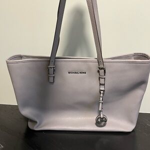 Light Grey Michael Kors Jet Set Tote